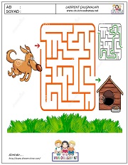 çocuklar için Labirent Bulmaca